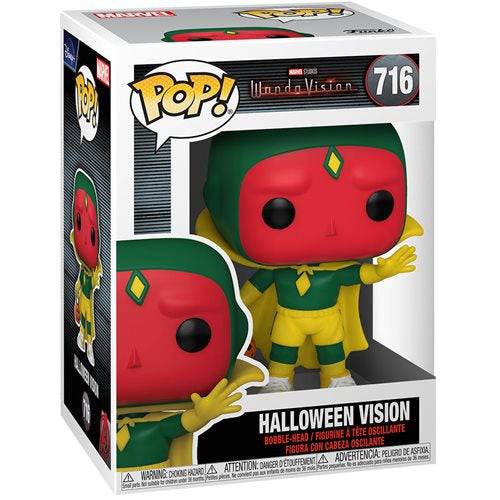 WandaVision (Halloween Vision, The Vision, Monica Rambeau, 50s Vision & Agatha Harkness) - Vinyl Figures, 3.75" - Funko Pop!