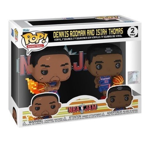 Funko Pop! Basketball NBA JAM Dennis Rodman & Isiah Thomas 2-Pack Vinyl Figure - Golden Apple Comics