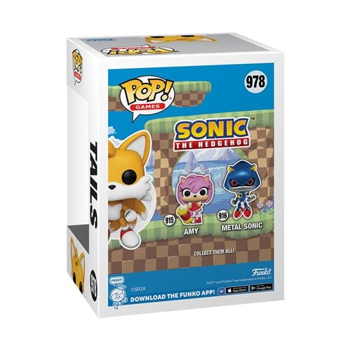 Funko Pop! Games 978 - Sonic the Hedgehog - Tails Flying Vinyl Figure - Specialty Series - Golden Apple Comics