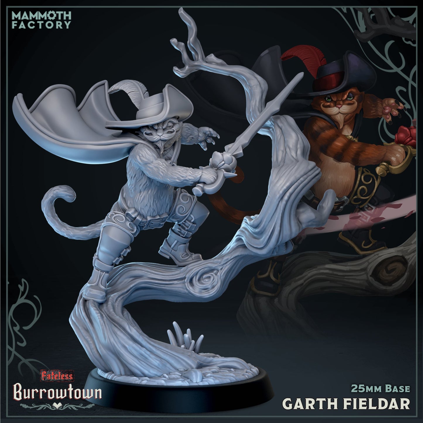 Garth Fieldar (Male Tabaxi Duelist) - Golden Apple Comics