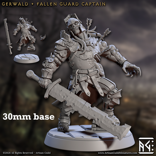 Gerwald, Fallen Guard Captain (Male Zombie Soldier) - Golden Apple Comics