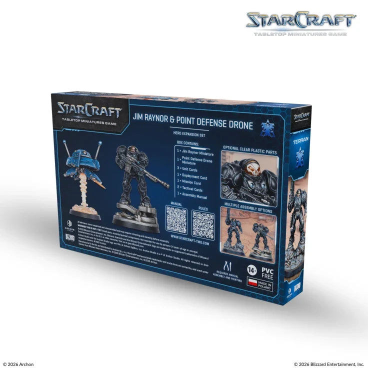 StarCraft The Miniatures Game: Terran: Jim Raynor Hero Expansion Set - Golden Apple Comics