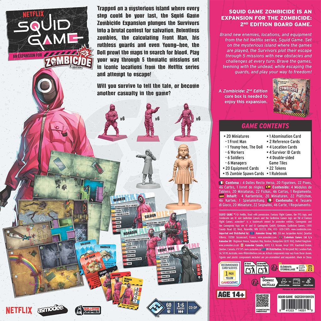Zombicide 2E: Squid Game Expansion