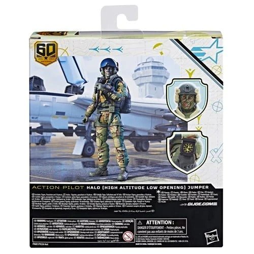 G.I. Joe Classified Series 60th Anniversary 6-Inch Action Pilot HALO Jumper Action Figure