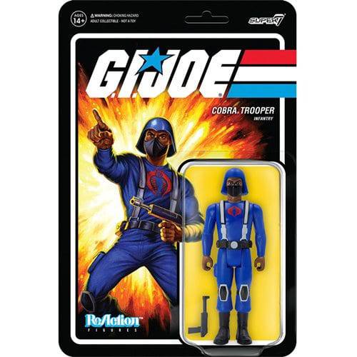 G.I. Joe Cobra Trooper (H-Back Dark Brown) 3 3/4-Inch ReAction Figure