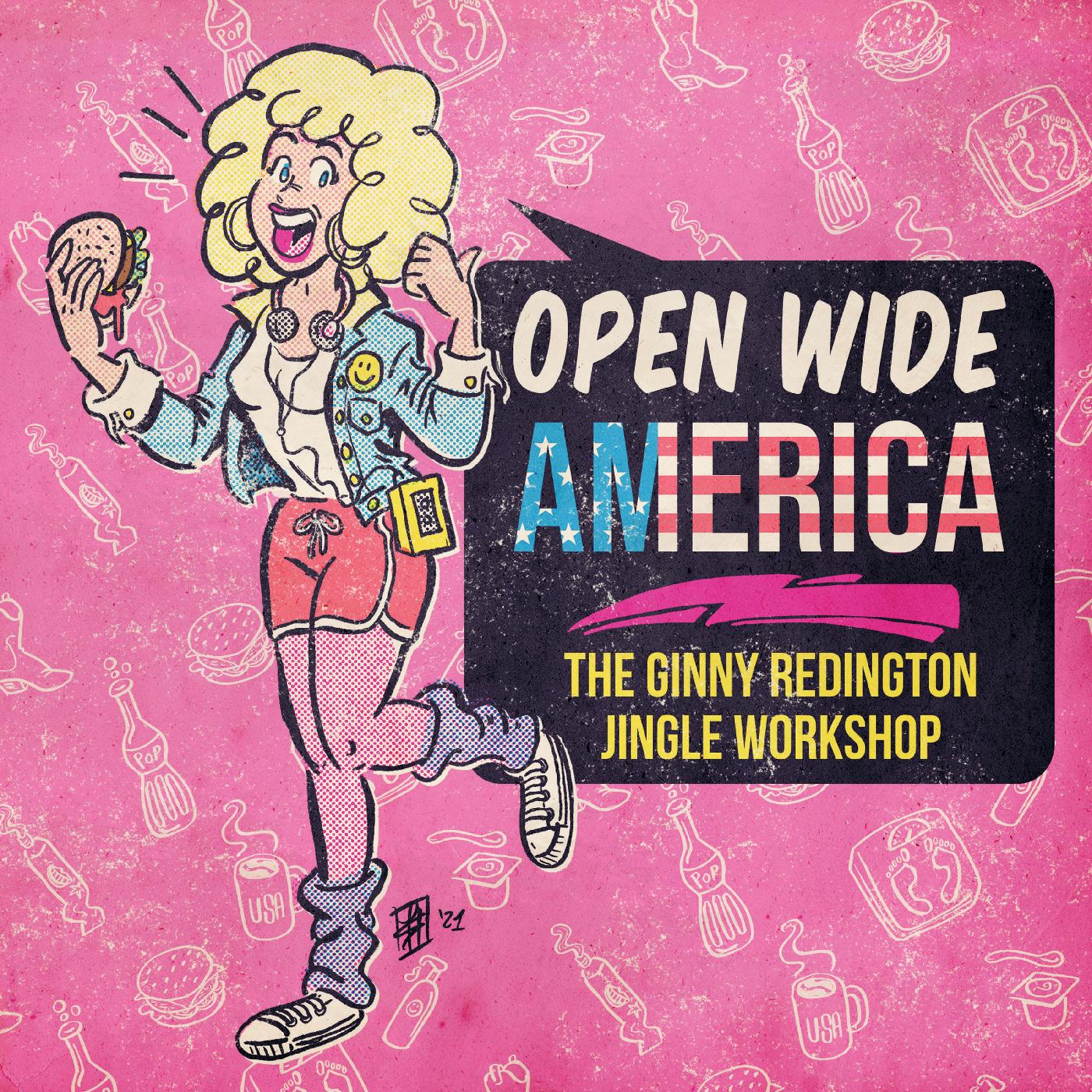 Open Wide America: The Ginny Redington Jingle Workshop (WHITE VINYL) (Vinyl)