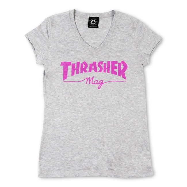 Thrasher Mag Women's V-NECK Shirt