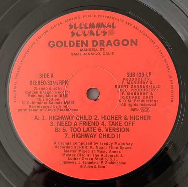 Golden Dragon (DELUXE) (Vinyl)