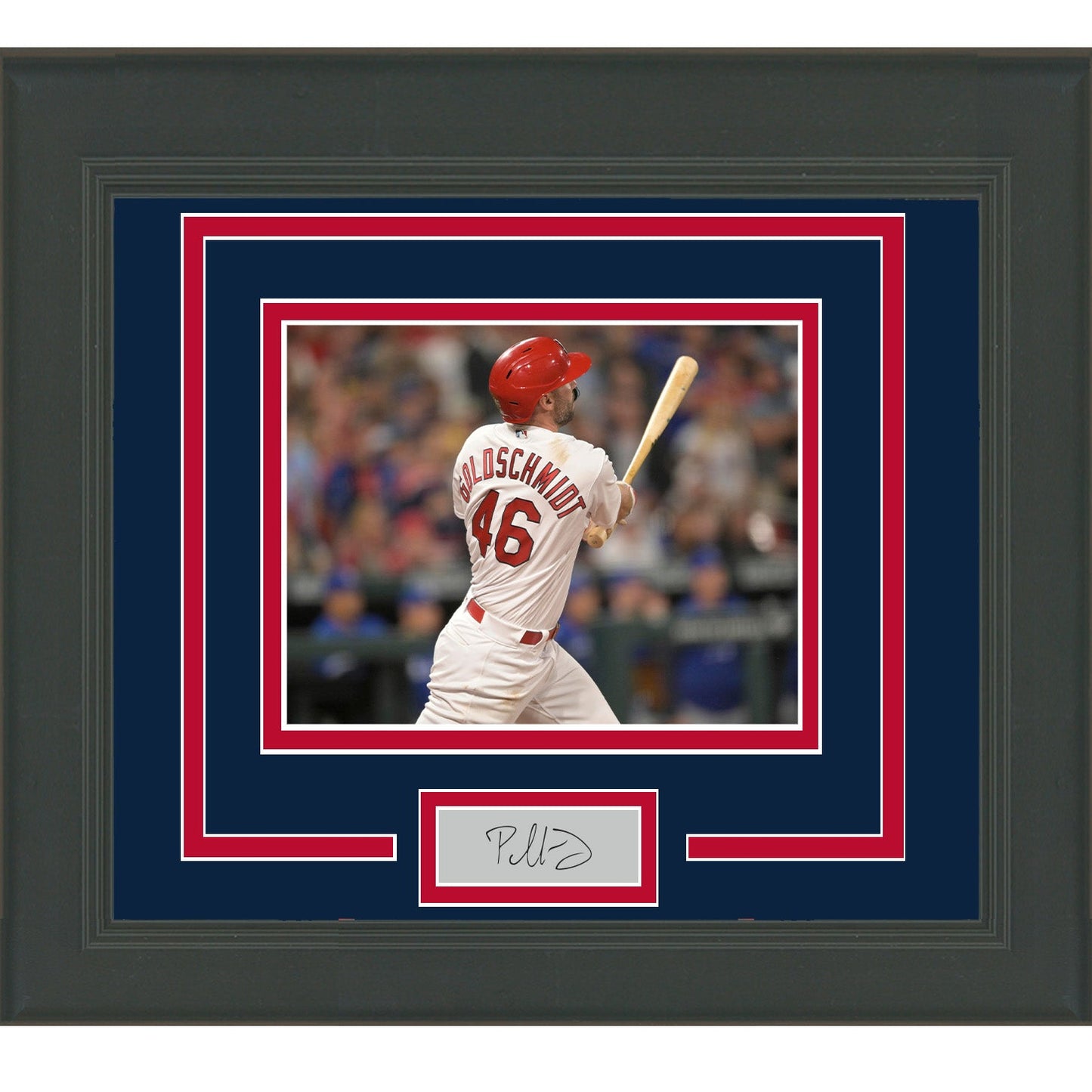 Framed Paul Goldschmidt Facsimile Laser Engraved Signature Auto St. Louis Cardinals 11x14 Baseball Photo