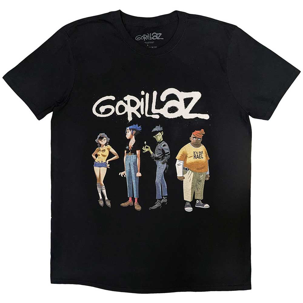 Gorillaz Spray Logo Group [T-Shirt] - Golden Apple Comics