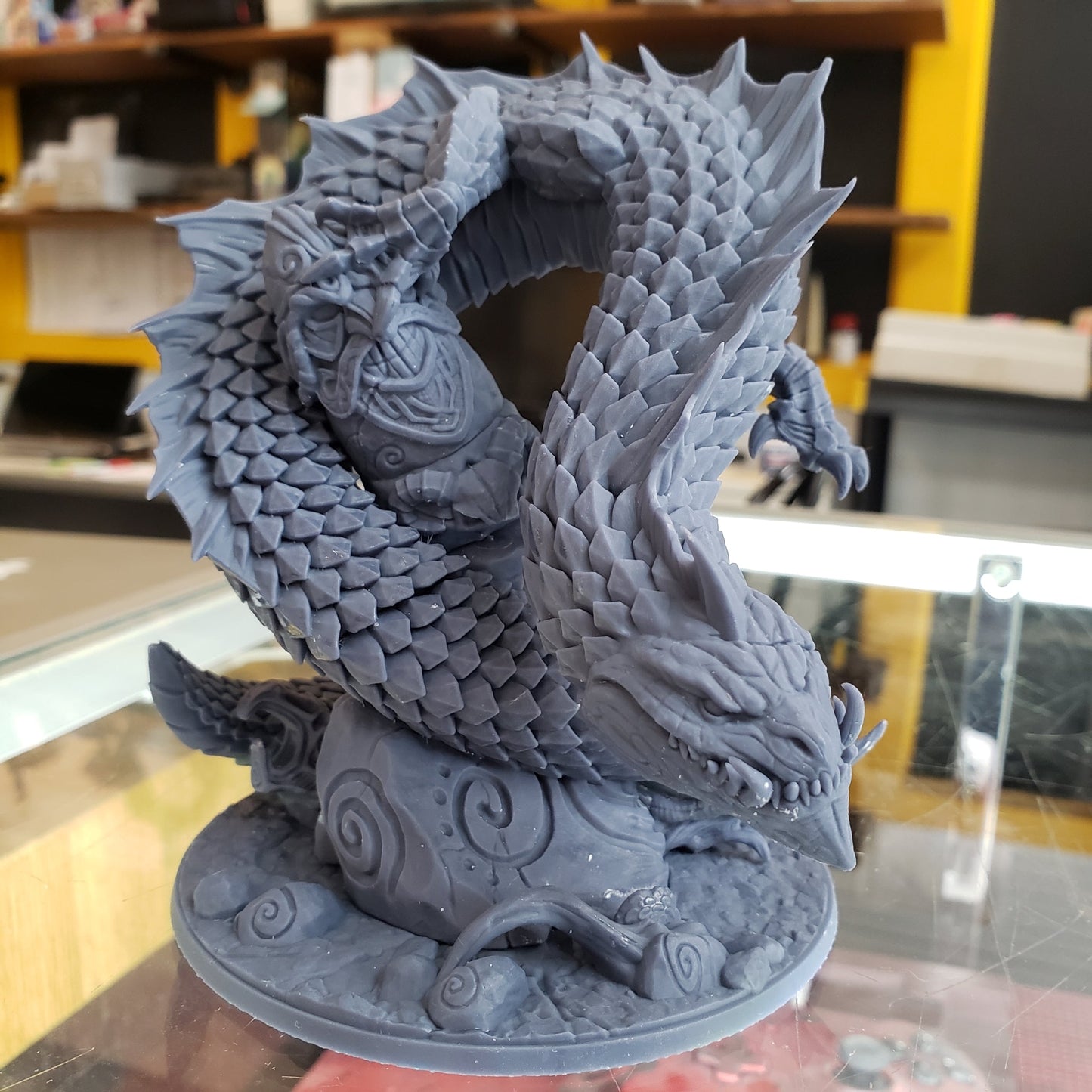 Great Linnorm of Frostheart (Snake-Like Dragon) - Golden Apple Comics