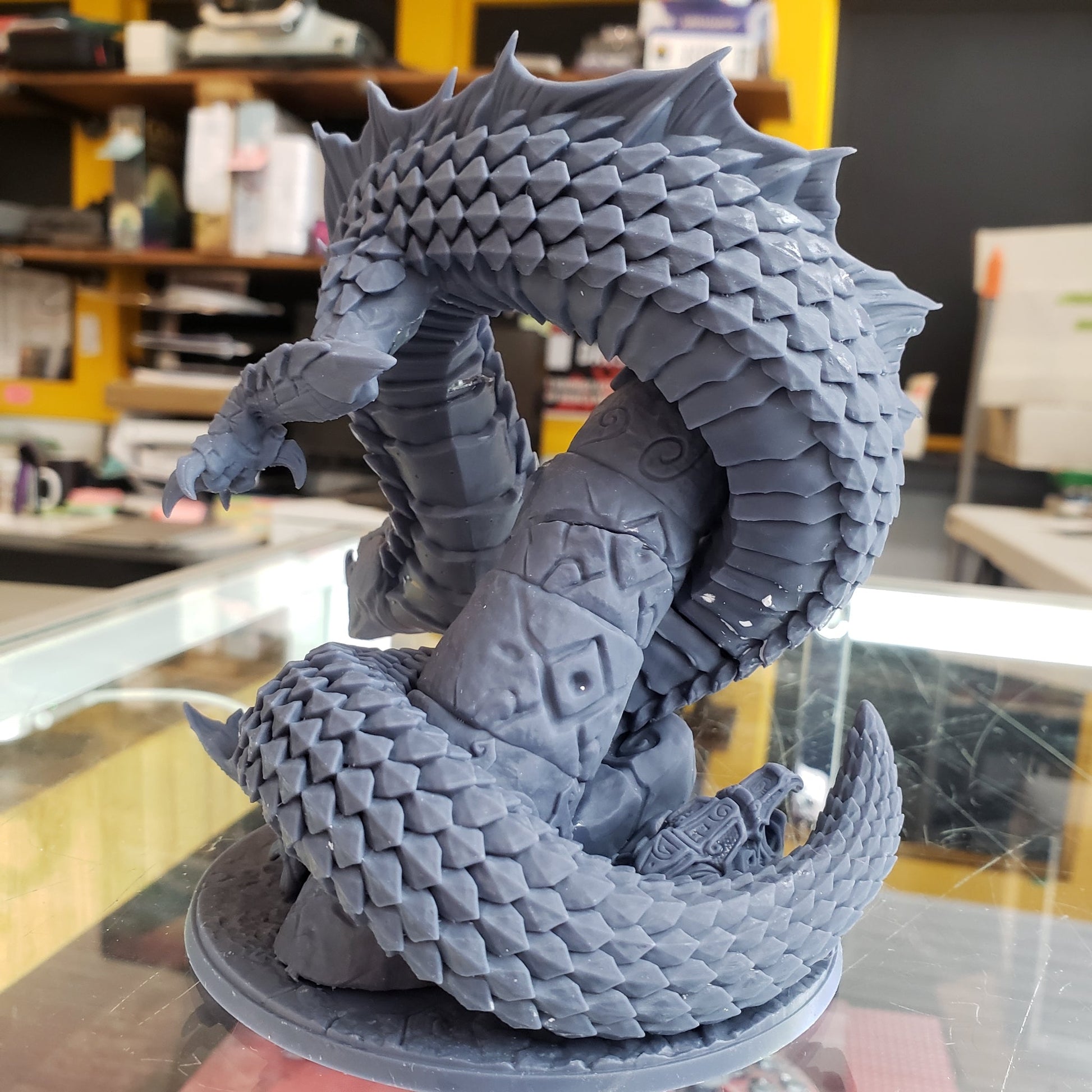 Great Linnorm of Frostheart (Snake-Like Dragon) - Golden Apple Comics