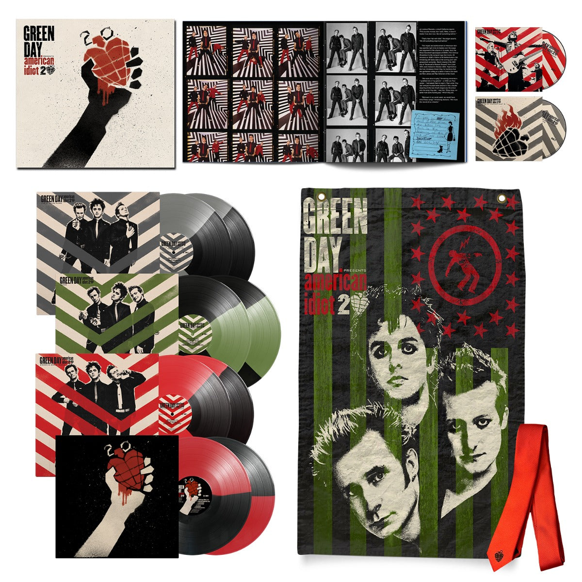 Green Day American Idiot: 20th Anniversary Edition (Boxed Set, Deluxe Edition) (8 Lp) [Vinyl]