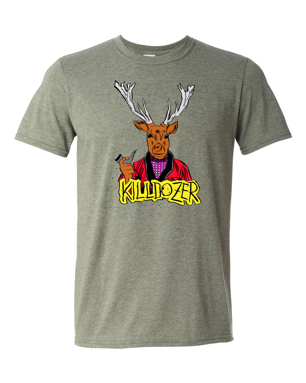 KILLDOZER "Mounted" T-Shirt Design by Brian Walsby