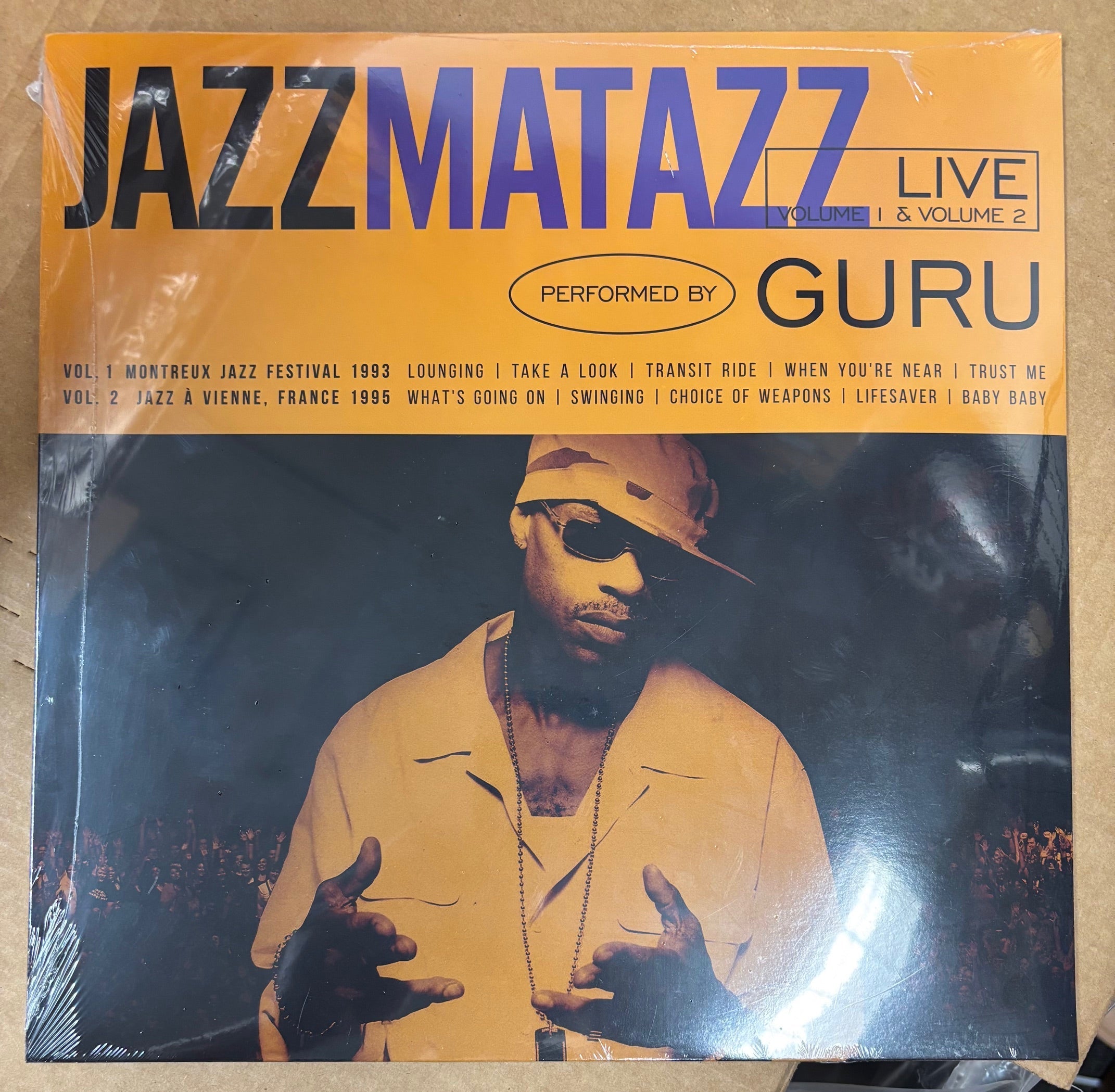 GURU JAZZMATAZZ Guru - Jazzmatazz Volume 1 Lyrics and Tracklist