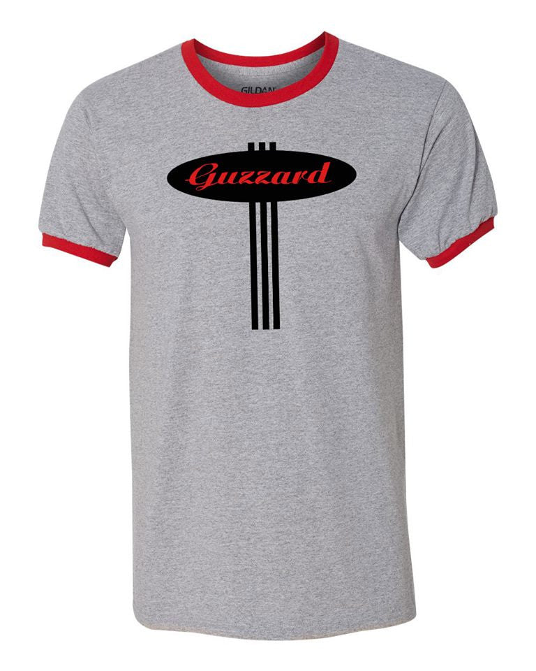 Guzzard "Ringer" T-Shirt with AmRep NOISE back logo