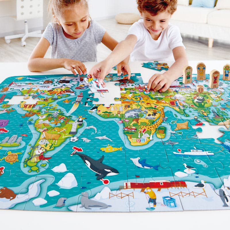 2-in-1 World Tour Puzzle and Game