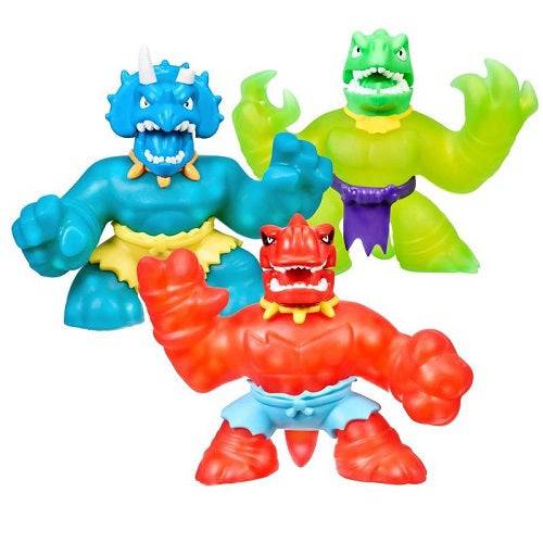 Heroes of Goo Jit Zu Dino Power Chomp Attack Mega 3 Pack Action Figure