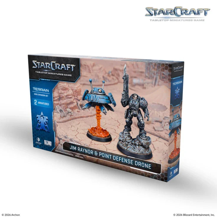 StarCraft The Miniatures Game: Terran: Jim Raynor Hero Expansion Set - Golden Apple Comics