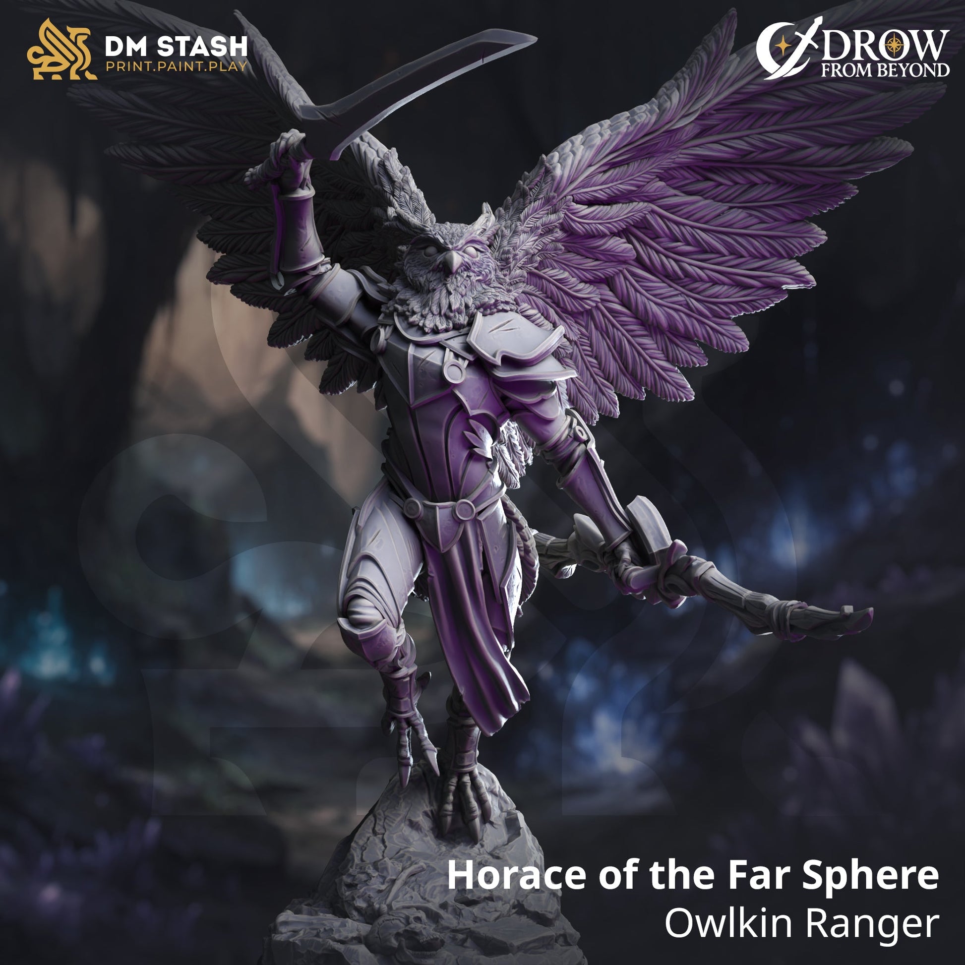 Horace of the Far Sphere, Owlkin Ranger (Male Aarakocra Ranger) - Golden Apple Comics