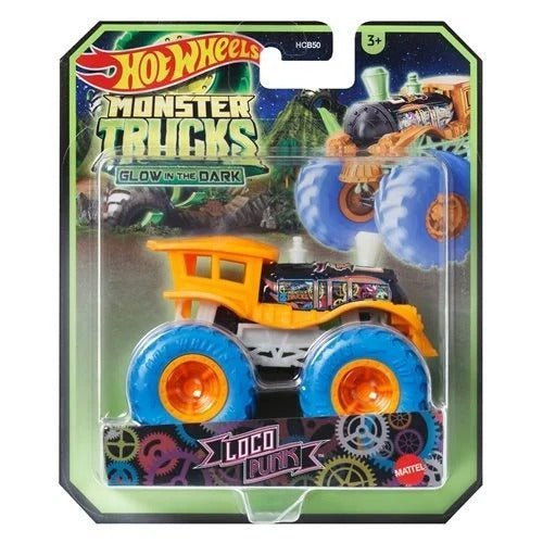 Hot Wheels Monster Trucks Glow-in-the-Dark 1:64 Scale Vehicle 2024 - Select Vehicle(s) (6281) - Golden Apple Comics