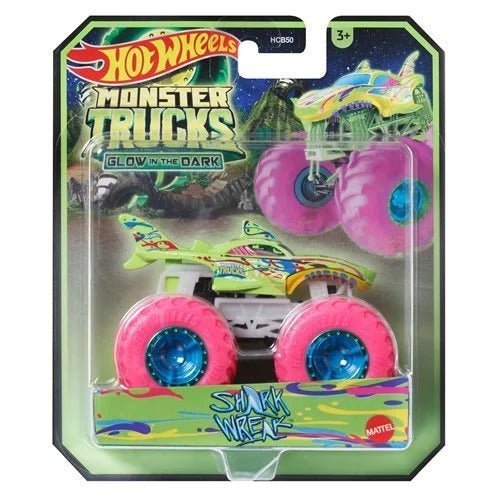 Hot Wheels Monster Trucks Glow-in-the-Dark 1:64 Scale Vehicle 2024 - Select Vehicle(s) (6281) - Golden Apple Comics