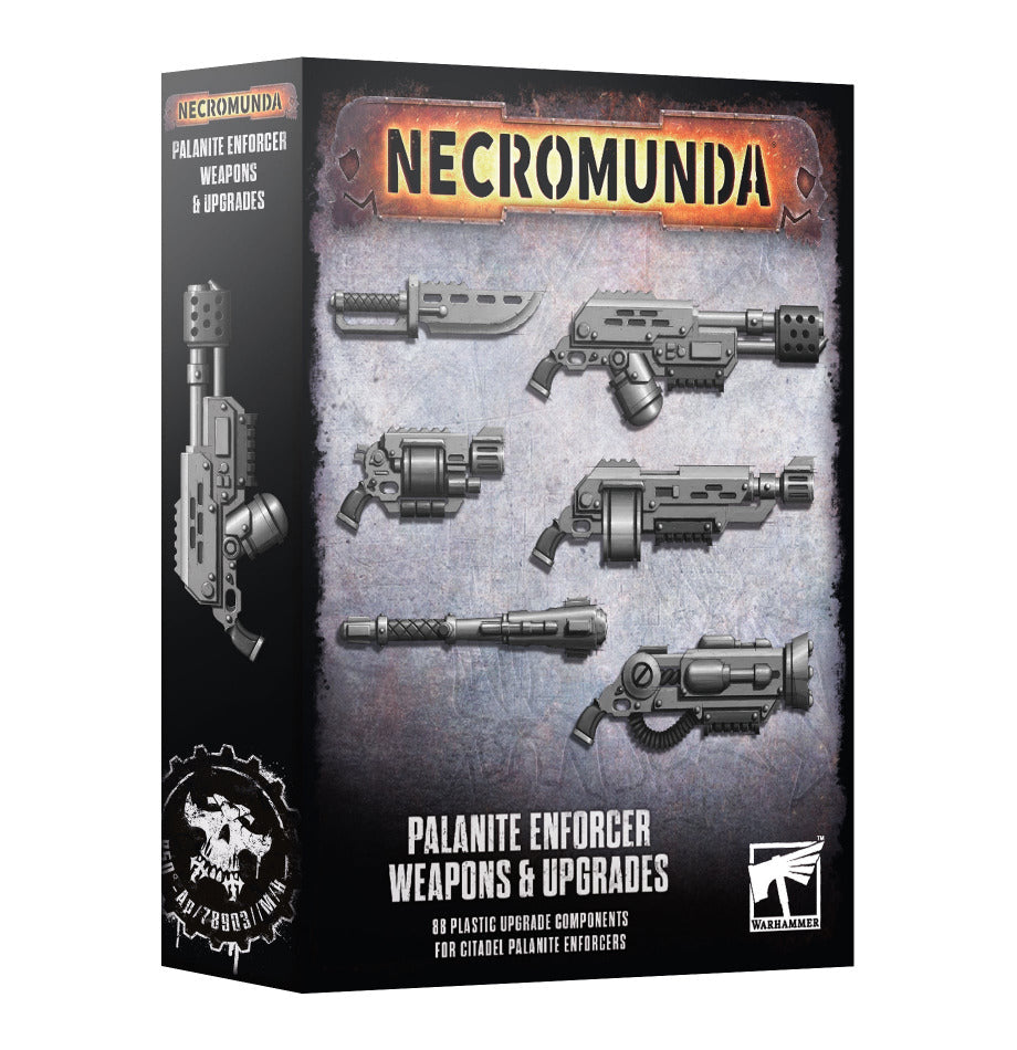 Necromunda: Enforcer Weapons & Upgrades - Golden Apple Comics