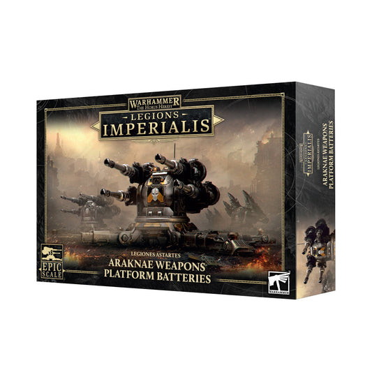 Warhammer Legions Imperialis: Araknae Weapons Platform Batteries - Golden Apple Comics