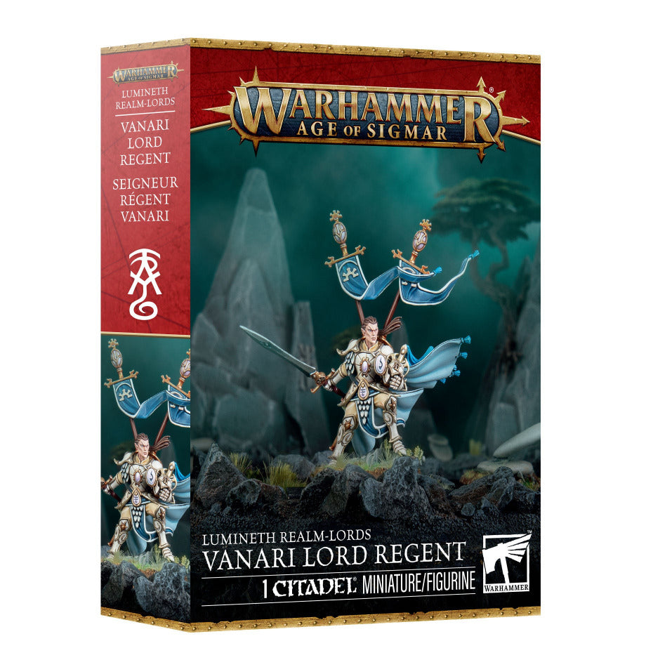 Warhammer: Lumineth Realm-lords - Vanari Lord Regent - Golden Apple Comics
