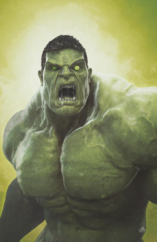 Hulk #2 Bjorn Barends Monster Card Virgin Variant (12/01/2021) Marvel