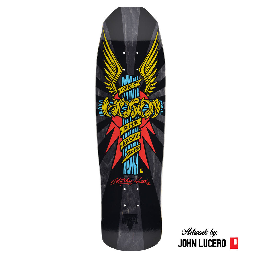 Hosoi Wings 9" Skateboard Deck Art by John Lucero