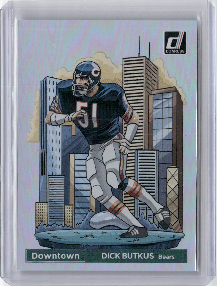 2024 Panini Donruss Downtown Dick Butkus #9 Case Hit Football Card