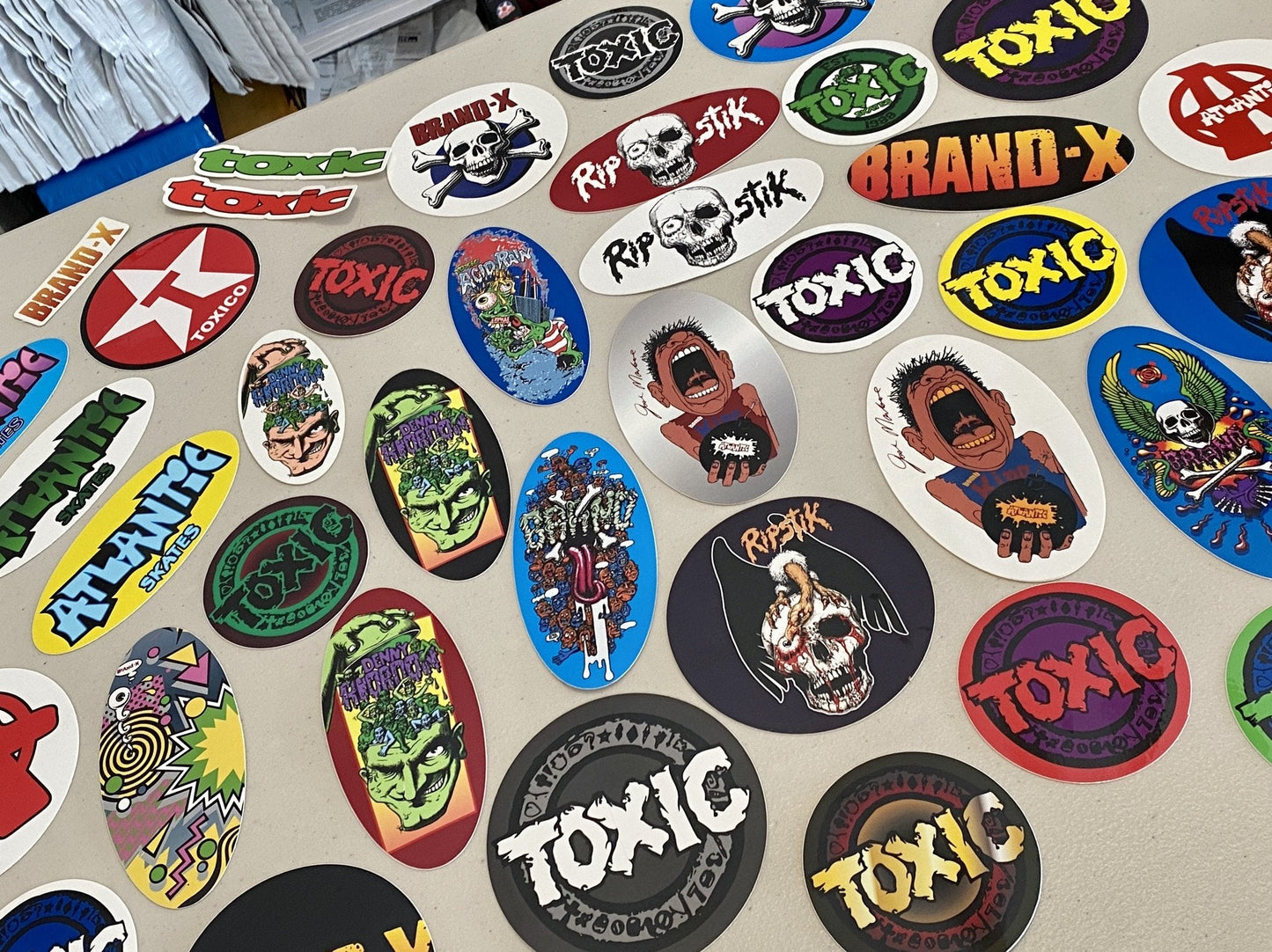 Brand X Skateboards 10x Assorted Sticker Pack