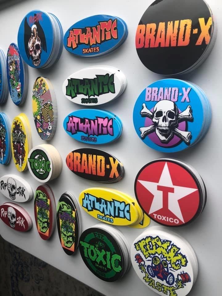 Brand X Skateboards 20x Assorted Sticker Pack