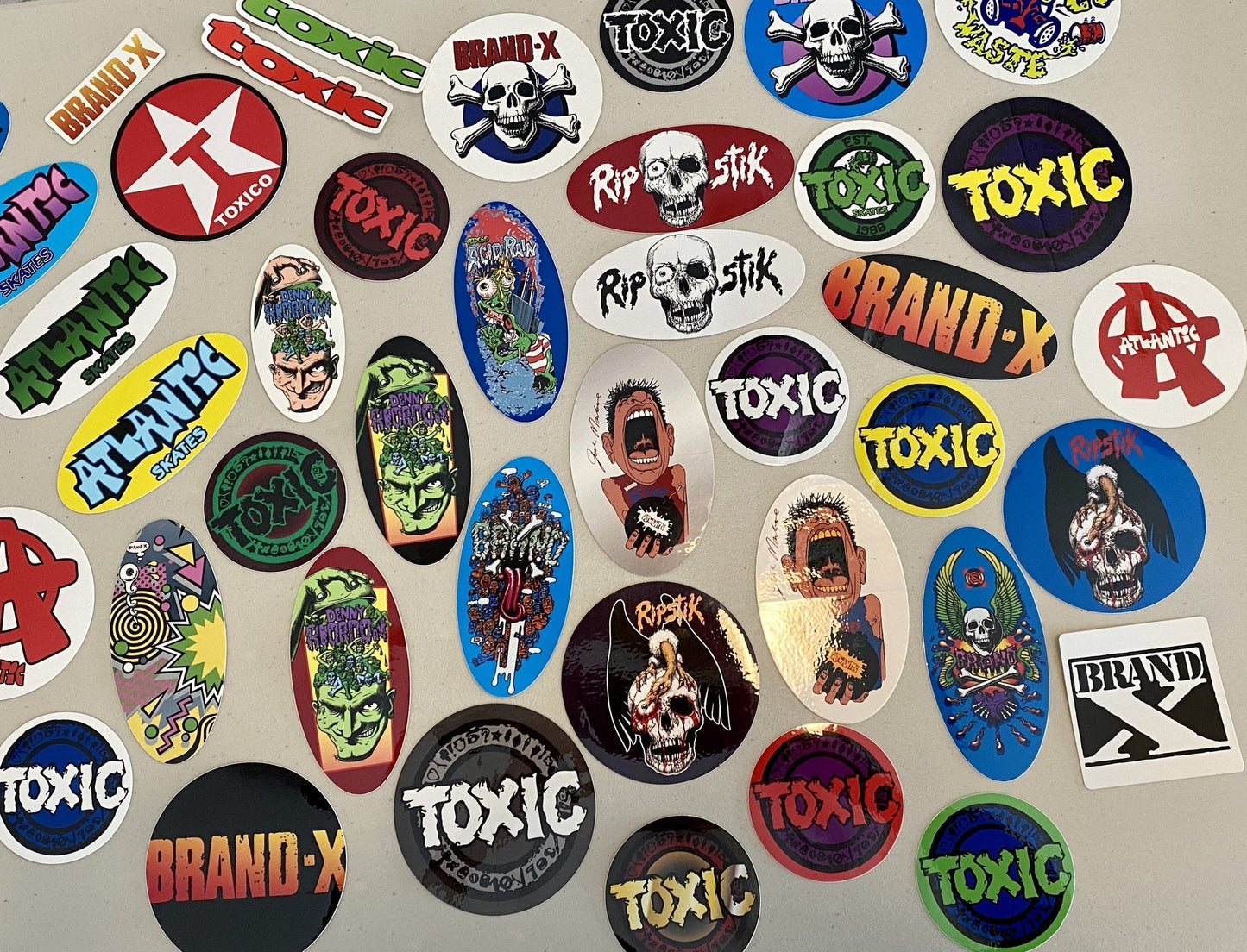 Brand X Skateboards 10x Assorted Sticker Pack