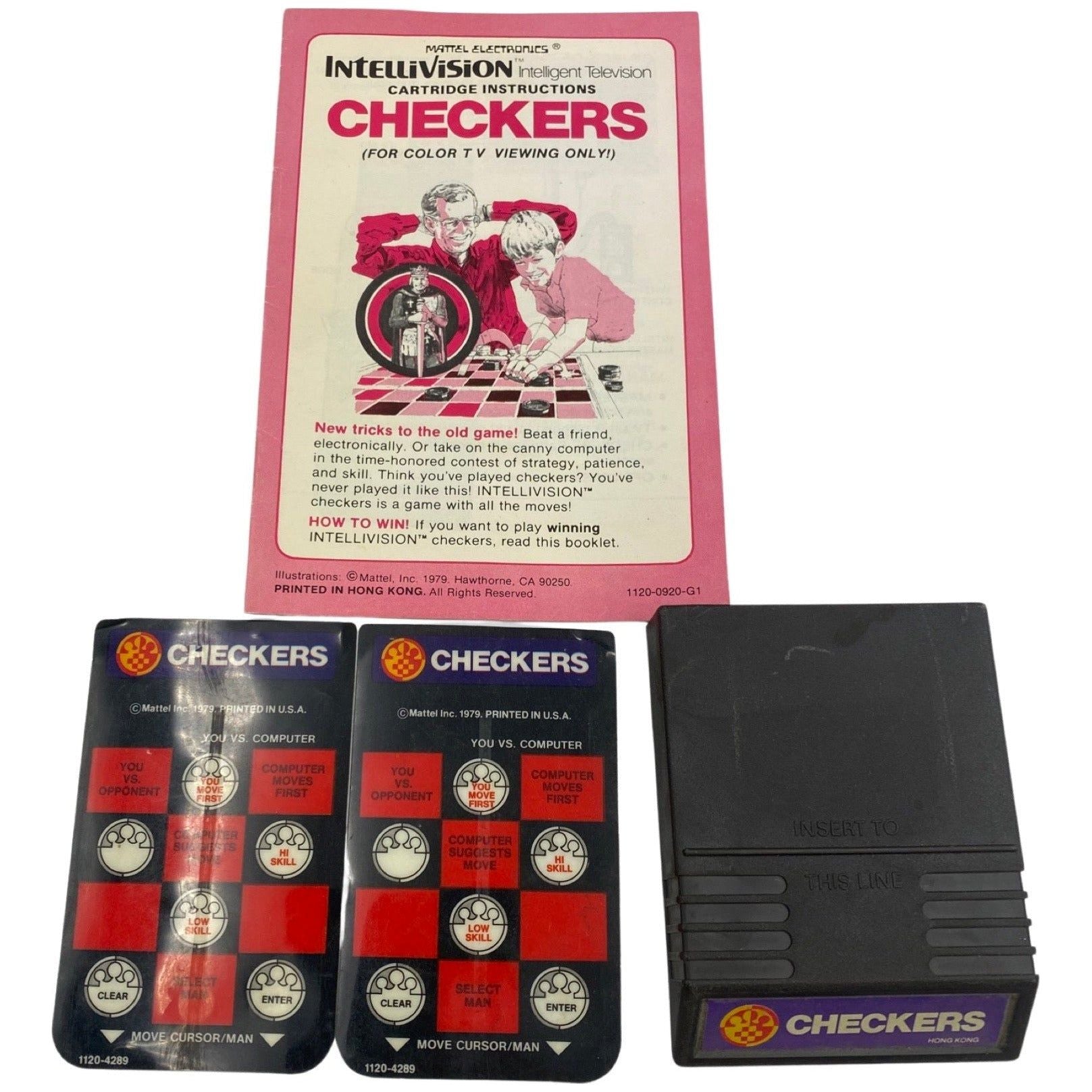 Checkers - Intellivision - Golden Apple Comics