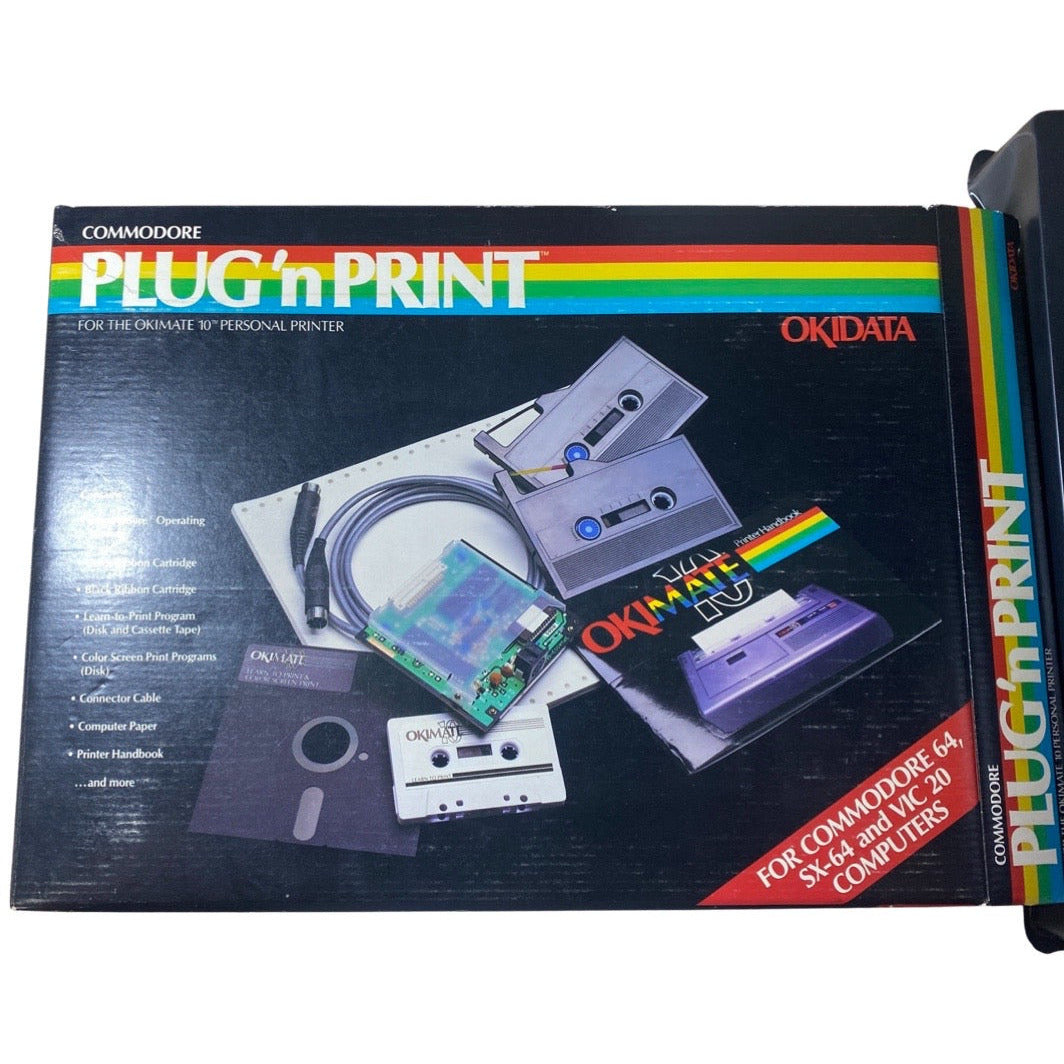 Okidata Okimate 10 Color Printer & Commodore Plug & Print