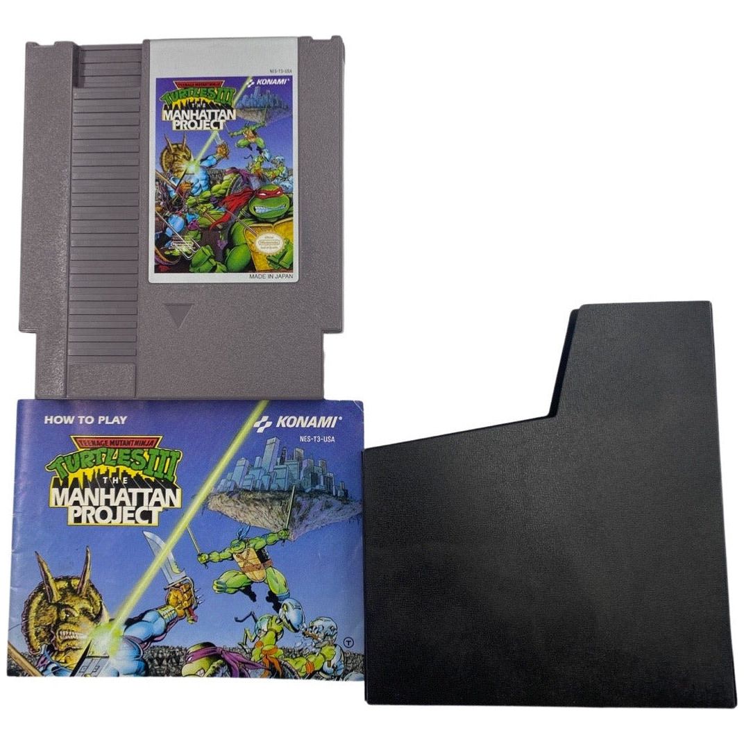 Teenage Mutant Ninja Turtles III The Manhattan Project - NES – Golden ...