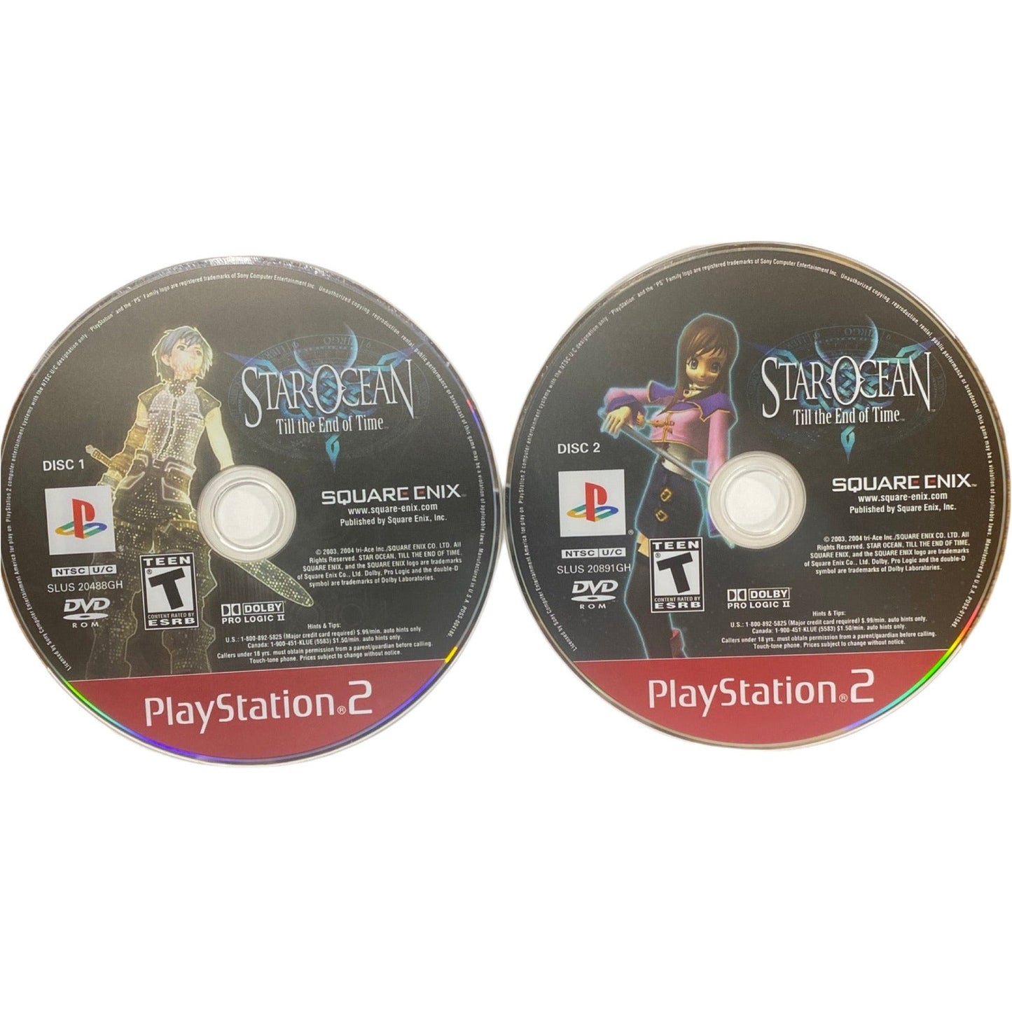 Star Ocean Till The End Of Time [Greatest Hits] - PlayStation 2 (LOOSE)