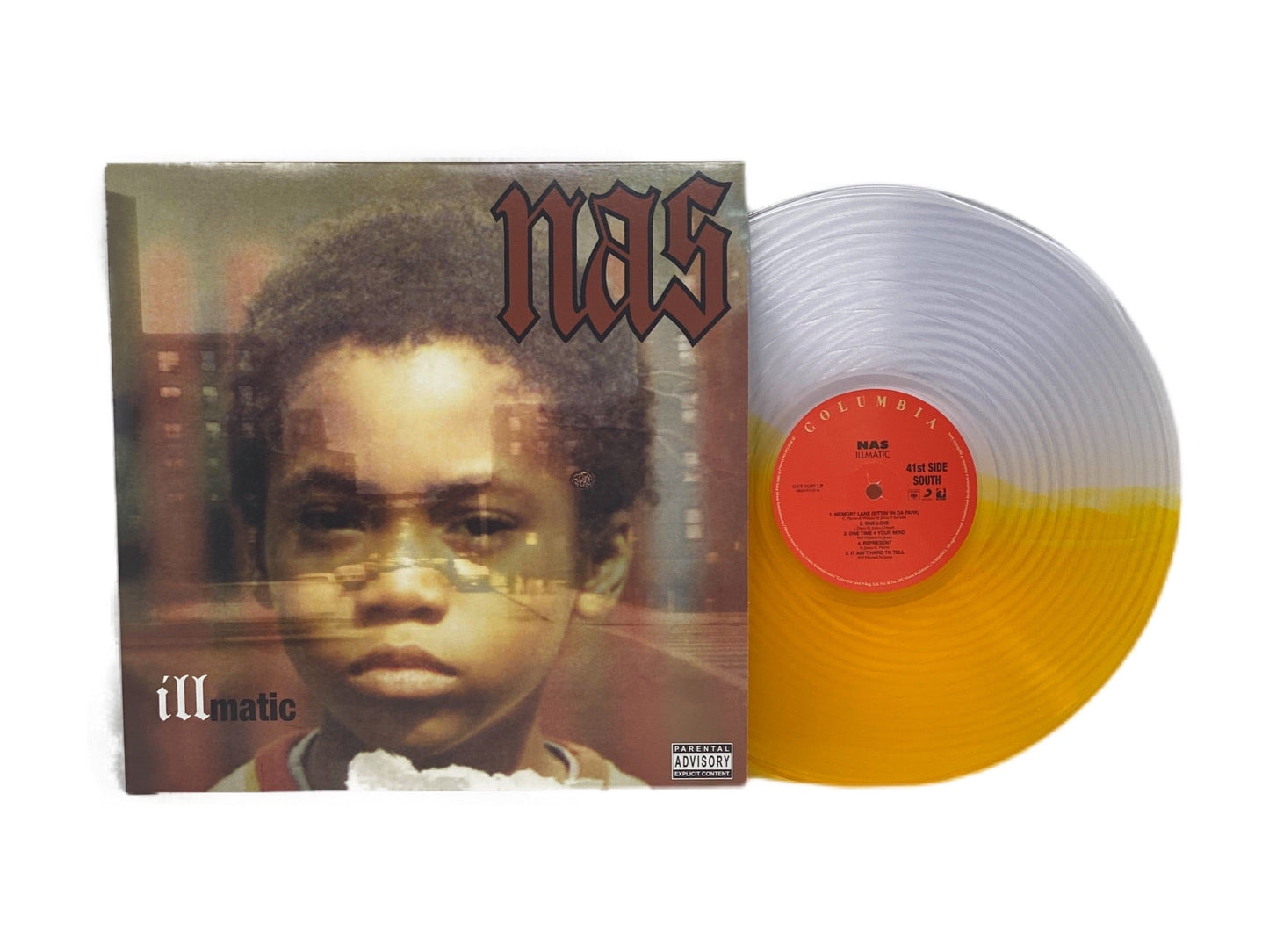 Nas - Illmatic (Limited Edition Clear & Gold Split Colored Vinyl)
