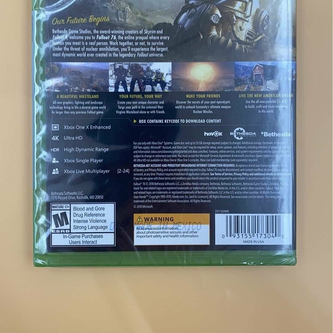 Fallout 76 - Xbox One - (NEW)