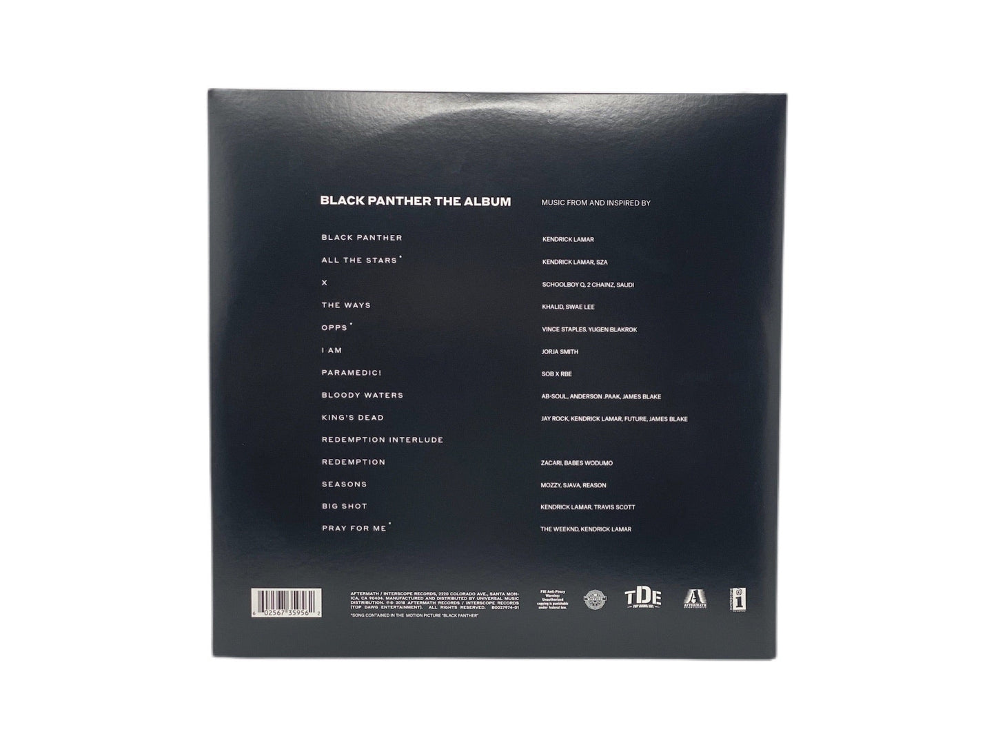 Black Panther The Album (Limited Edition Red Colored Double LP)