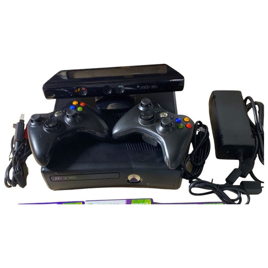 Xbox 360 S  250GB  2-Player Kinect Game Bundle