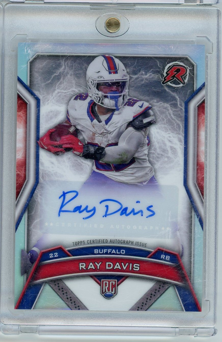 2024 Topps Resurgence Ray Davis #RRS-RD Autographed Rookie RC Football Card
