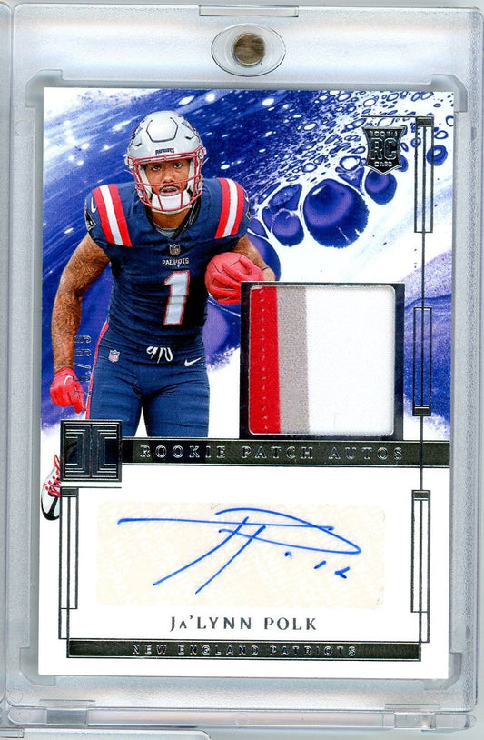 2024 Panini Impeccable Ja'Lynn Polk #RPA-JPK /99 RPA Autographed Rookie RC Football Card