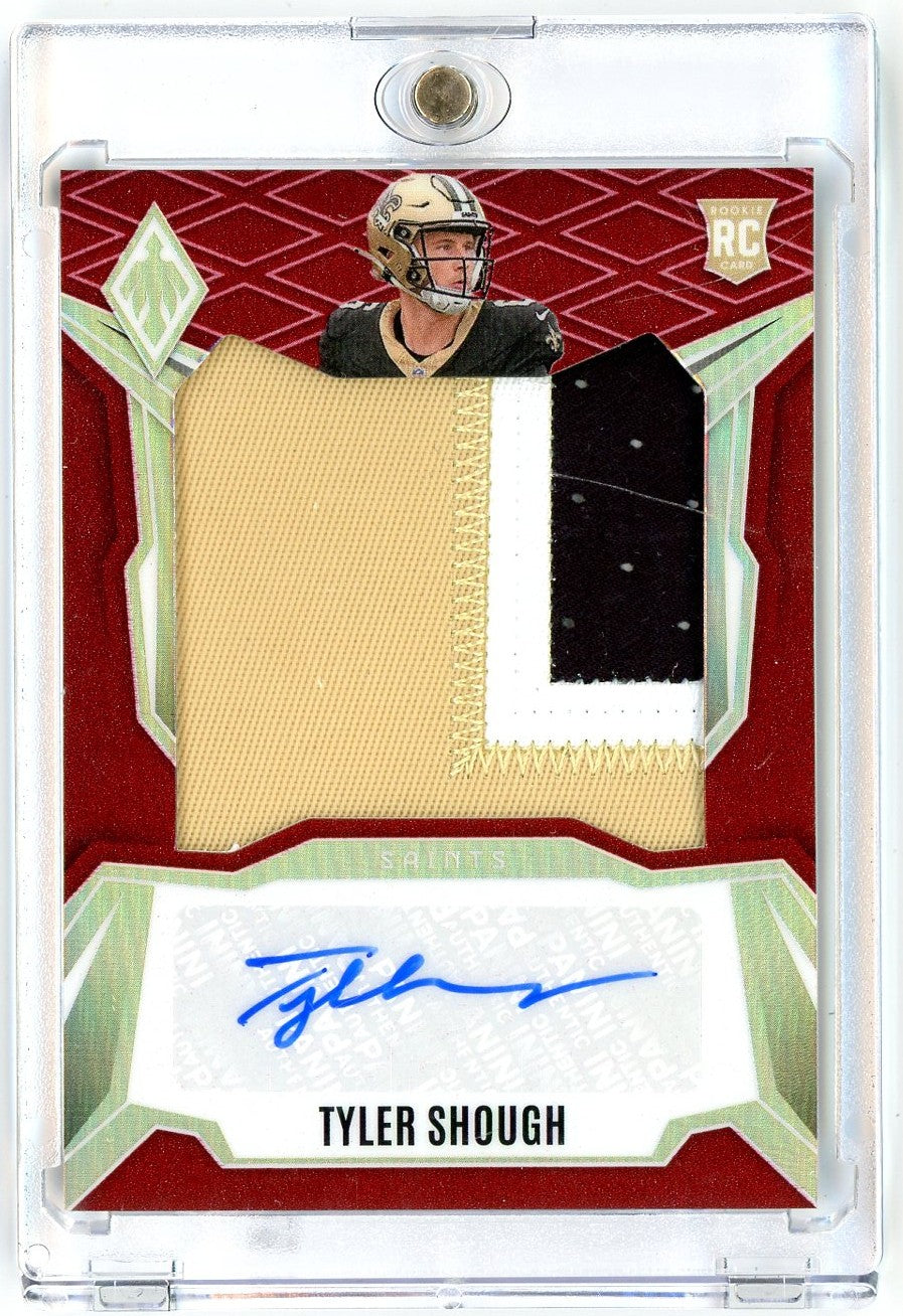 2025 Panini Phoenix Tyler Shough #RPSTSH /99 Red RPA Auto Rookie RC Fo