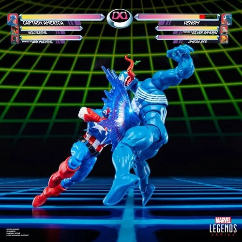 Marvel Legends Series Gamerverse Captain America vs. Venom 6-Inch Action Figures