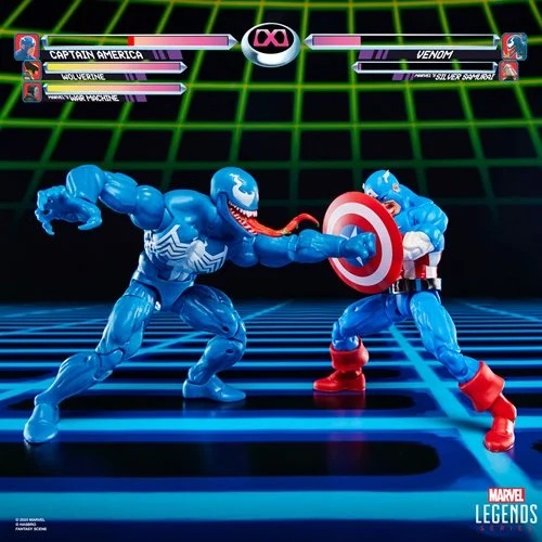 Marvel Legends Series Gamerverse Captain America vs. Venom 6-Inch Action Figures