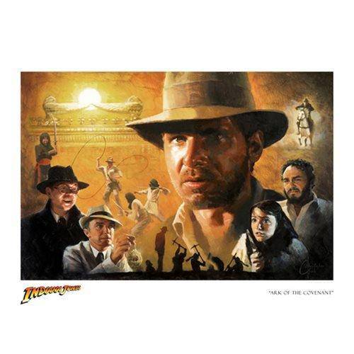 Indiana Jones Ark of the Covenant by Christopher Clark Paper Giclee Art Print - SDCC 2017 Exclusive