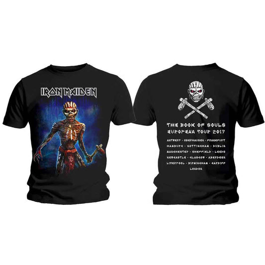 Axe Eddie Book of Souls European Tour V.2 (T-Shirt)